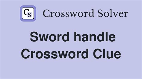 handle crossword clue|handle 2 words crossword.